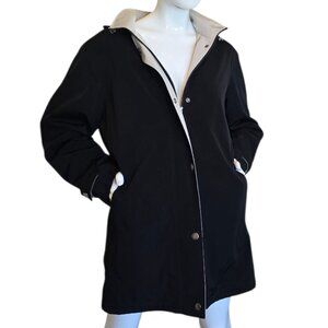 Women's Black & Tan CROFT & BARROW Lined Jacket sz 1X